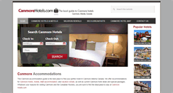 Desktop Screenshot of canmorehotels.com